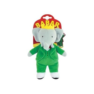 Babar Olifant Pluche +/- 20 cm - JEMINI - Perfecte weergave van de koning der olifanten.
