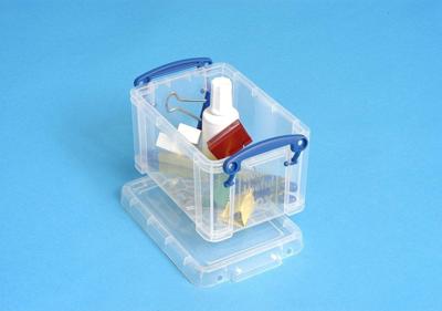 Opbergbox ru 0.7 ltr 155x100x80mm transp wit Opbergbox ru 0.7 ltr 155x100x80mm transp wit