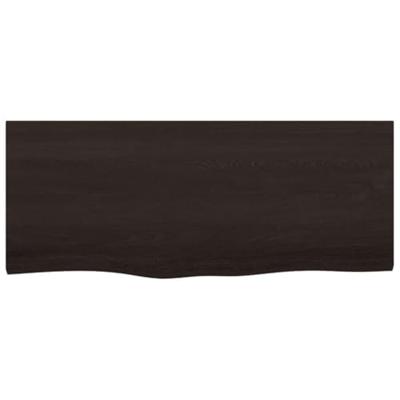 Wandschap behandeld massief eikenhout donkerbruin Wandschap behandeld massief eikenhout donkerbruin