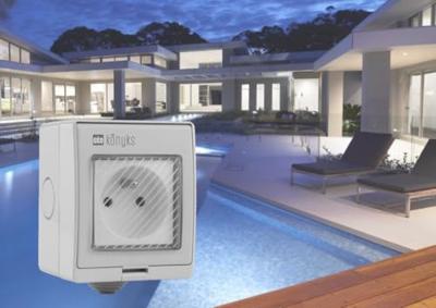 Buitenstopcontact - KONYKS - Pluviose FR - WiFi - Wit