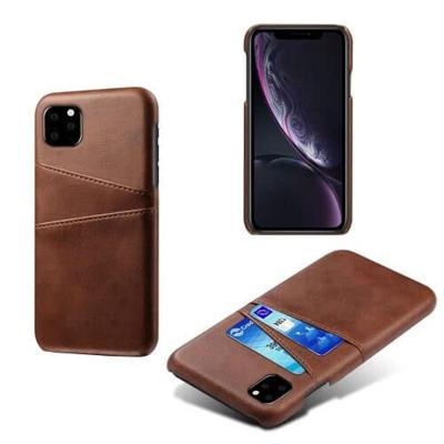 Casecentive Leren Wallet back case iPhone 12 Mini brown