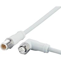 ifm Electronic EVF498 Verbindingskabel Aantal polen (sensoren): 4, 5 Stekker, recht, Bus, haaks 0.5 m 1 stuk(s) - thumbnail