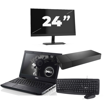 Dell Precision 3350 - Intel Core i7-10e Generatie - 15 inch - 16GB RAM - 256GB SSD - Windows 11 + 1x 24 inch Monitor