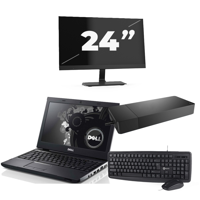 Dell Precision 3350 - Intel Core i7-10e Generatie - 15 inch - 16GB RAM - 256GB SSD - Windows 11 + 1x 24 inch Monitor - thumbnail