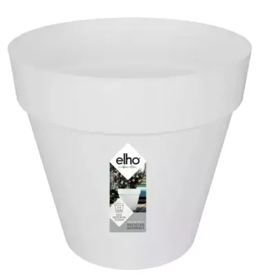 Elho pot+wiel loft urban rond D40cm wit