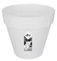 Elho pot+wiel loft urban rond D40cm wit - thumbnail