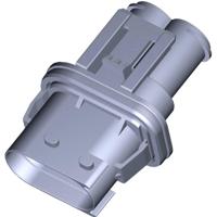 TE Connectivity 1394026-1 Male behuizing (board) MCP Totaal aantal polen: 2 Inhoud: 1 stuk(s) - thumbnail