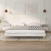 Nachtkastjes 2 st 40x35x47 cm hoogglans wit - thumbnail