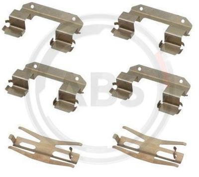 Accessoireset, schijfremblok 1618Q