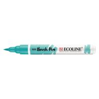 Brushpen Talens Ecoline turquoiseblauw | 3 stuks - thumbnail