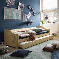 Artistiq Uitschuifbed 'Katelan' Grenenhout, 90 x 200cm - thumbnail