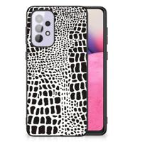 Samsung Galaxy A33 5G Dierenprint Telefoonhoesje Slangenprint - thumbnail