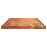Tafelblad rechthoekig 110x50x2,5 cm massief acaciahout - thumbnail