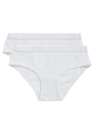 2-pak meisjes Hipsters Organic 31985 - Meisjes onderbroek Biologisch katoen