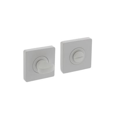 Intersteel WC-slot draaiknop vierkant wit
