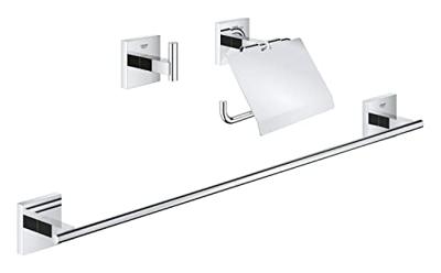 3-in-1 accessoireset - GROHE - 41124000 - Start Cube - Chroom