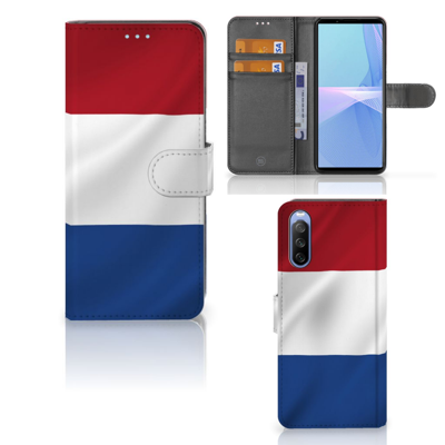 Sony Xperia 10 III | Bookstyle Case | Nederlandse Vlag