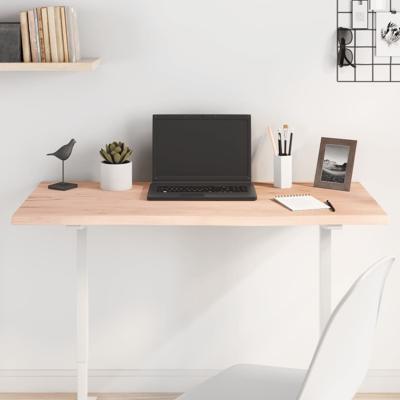 Tafelblad 100x60x2 cm onbehandeld massief eikenhout