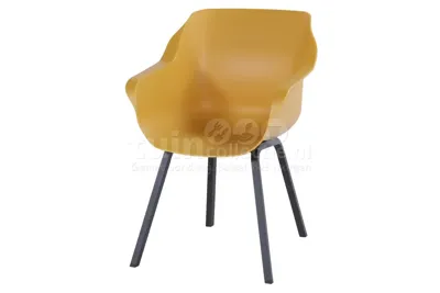 Hartman Dining Tuinstoel Sophie Element Geel 2 stuks