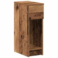 Nachtkastjes 2 st met lade 20x36x60 cm oud houtkleurig - thumbnail