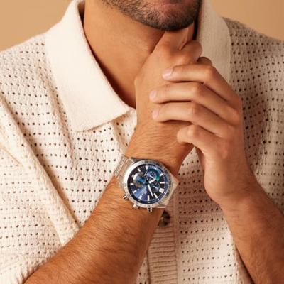 Casio EFV620D2AVUEF Zilverkleurig Heren horloge - thumbnail