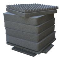 Peli 0371 Vervangende Schuimset, Origineel Accessoire Voor Peli-Beschermingskoffer, Compatibel Met Peli 0370 Cube Case, Kleur: Zwart - thumbnail