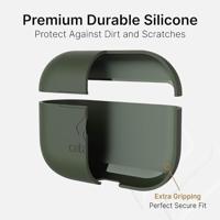 Catalyst Slim Case voor AirPods Pro Skin voor Apple AirPods Pro Charging Case, verwisselbare kleuren, beschermhoes Soft Skin, compatibel draadloos opladen - Groen - thumbnail