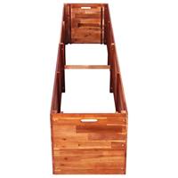 Plantenbak verhoogd 200x50x50 cm acaciahout - thumbnail