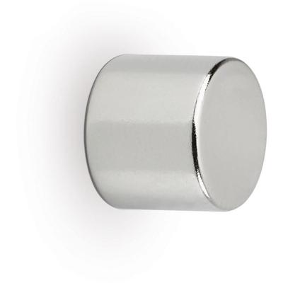 MAUL neodymium cylinder magneet, ft 10 x 10 x 10 mm, trekkracht 4 kg, zilver, blister van 10 stuks MAUL neodymium cylinder magneet, ft 10 x 10 x 10 mm, trekkracht 4 kg, zilver, blister van 10 stuks