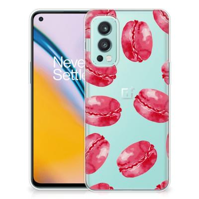 OnePlus Nord 2 5G | Siliconen Case | Pink Macarons