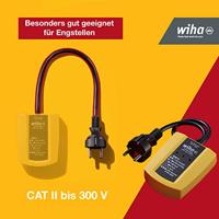 Wiha SB25561 | Stopcontacttester | 230 V AC | CAT II 45220 - thumbnail