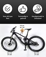 PARAX U-Rack Bike Wall Mount - Oak - thumbnail