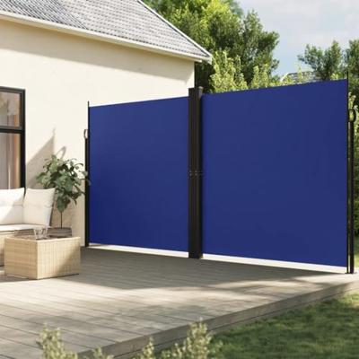 VidaXL Tuinscherm uittrekbaar 220x1200 cm blauw