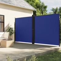 VidaXL Windscherm uittrekbaar 220x600 cm blauw - thumbnail