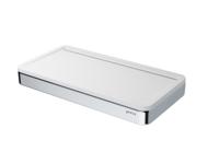 Planchet Geesa Frame Universeel 21 cm Wit Chroom - thumbnail