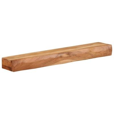 Wandschappen 2 st 80x17x8 cm massief acaciahout