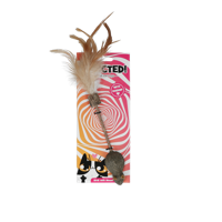 Addicted Stick with mouse and feathers - thumbnail