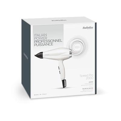 Föhn 6704WE AC speed pro Babyliss 6704WE 2000W Wit Zwart 2000 W - thumbnail