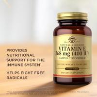 Solgar Vitamine E 268 mg/400 IU Complex Softgels - thumbnail