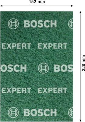 Bosch Accessoires Expert N880 vliespad voor handmatig schuren 152 x 229 mm, universeel - 1 stuk(s) - 2608901217