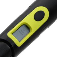 Pinpointer metaaldetector met LCD-scherm zwart en geel - thumbnail
