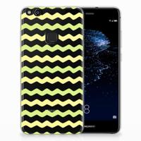 Huawei P10 Lite | TPU bumper | Waves Yellow - thumbnail