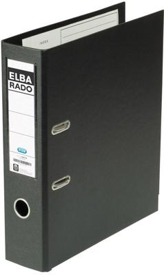 Elba Rado Plast ordner, zwart, rug van 8 cm Elba Rado Plast ordner, zwart, rug van 8 cm