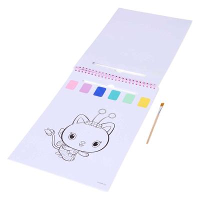 Canenco Gabby&apos;s dollhouse water verfset boek - incl kwast