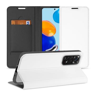 Xiaomi Redmi Note 11/11S | Standcase | Hoesje Wit met Pashouder