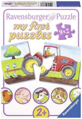 Ravensburger - op de boerderij 9x2st.