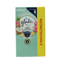 Glade Touch & fresh navul duo exotic tropical blossoms 2 Stuks - thumbnail