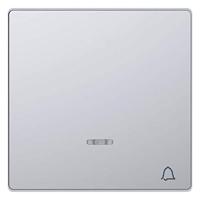 Merten MEG3325-6036 Wisselschakelaar Afdekking System Design RVS 1 stuk(s) - thumbnail