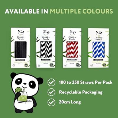 The Cheeky Panda Rietjes - bio-afbreekbaar - fsc bamboe - 100st