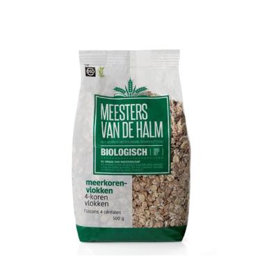 De Halm 4-Korenvlokken bio 500 Gram